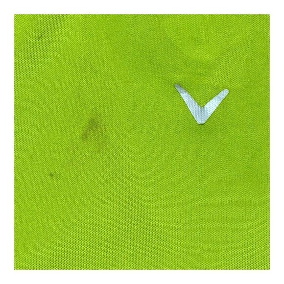 Callaway Mens XL Lime Green Polo Golf Athletic Shirt READ - Picture 4 of 5